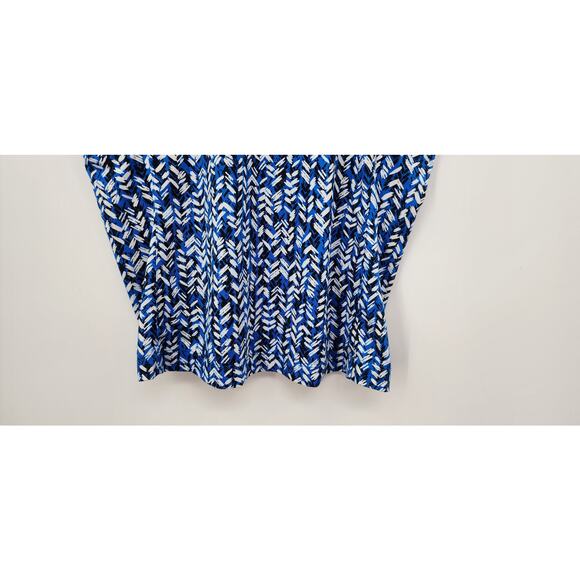 Tail White Lable 1/4 Zip Blue White Black Polo Top Tee Size Large - Picture 5 of 7